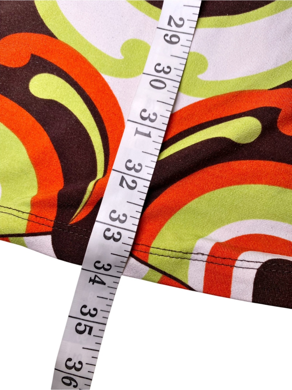 Forever Retro 70s Geometric
Psychedelic Print Mini Dress Mod Shift - Picture 13 of 14